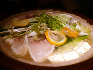 鯛柚子鍋